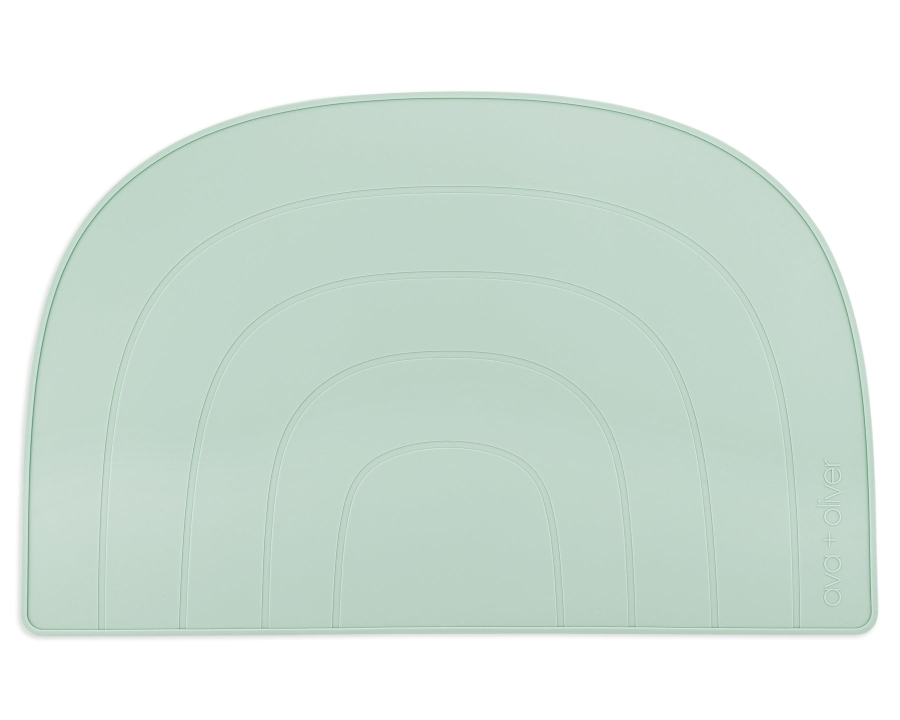 Ava + Oliver: Rainbow Placemat | Mint